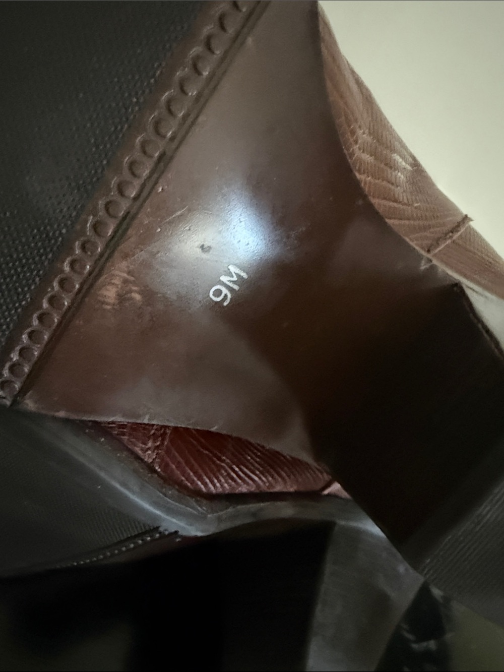 Women’s Leather Brazilian Brown & Black Over Calf Western Cowboy Boots 9 - Picture 5 of 9